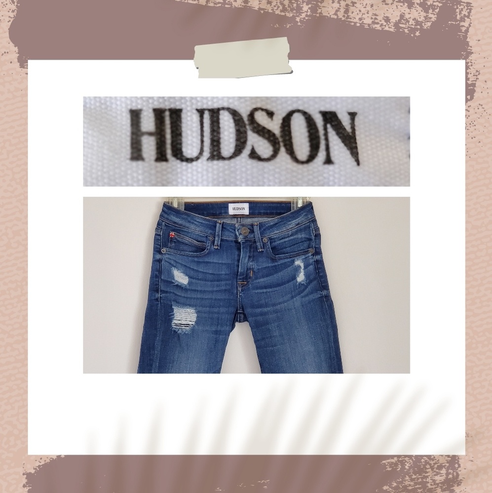 🎉HP🎉 Hudson Viceroy Medium Wash Knee Short Sz 24